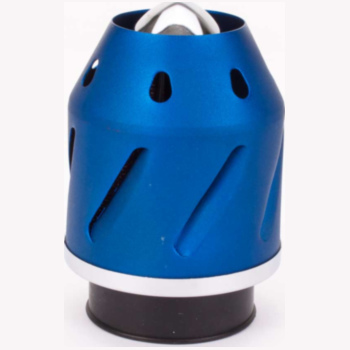 Luftfilter Grenade blau gerade 35/48mm Anschluss (inkl. Adapter