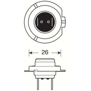 bts-ersatzteile.de :  H7 Lampe 12V. 100W PX26D 12V Halogen lamp - (H7) 1 pcs D/Blister 