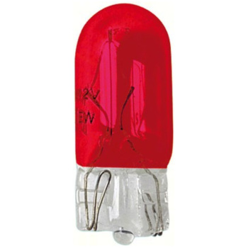 bts-ersatzteile.de :  Rot T10 W2.1X9,5D 5W, 2 Stk 12V Wedge base lamp - (W5W) 5W W2,1x9,5d pcs Red 