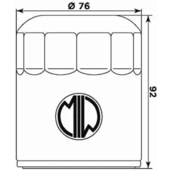 bts-ersatzteile.de :  ölfilter miw bu10002 für buell s3 s3t x1 s1 x1w m2 polaris xpress magnum 