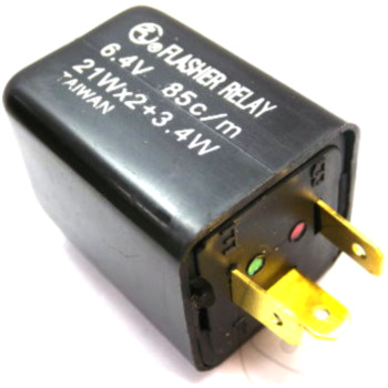 bts-ersatzteile.de : JMP Blinkrelais 3-poliger Flachsteckeranschluss 6V