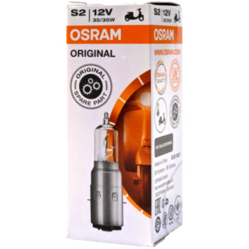 bts-ersatzteile.de : OSRAM 35/35W Lampe S2 für Motorräder - Standard Sockel BA20d EW YN AY UF SCV XT