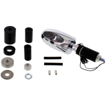 bts-ersatzteile.de : Kellermann BL 1000 LED Chrom – Lenkerendenblinker mit Klarglas und HighPower LED