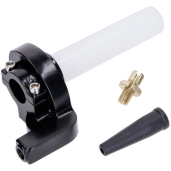 bts-ersatzteile.de :  Universeller schwarzer Kurzhub-Gasgriff - 107mm für Daumengasanlagen quick 