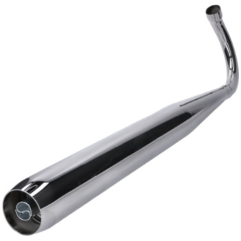 Auspuff komplett offen 36/32mm chrom für Zündapp ZD Hai KS