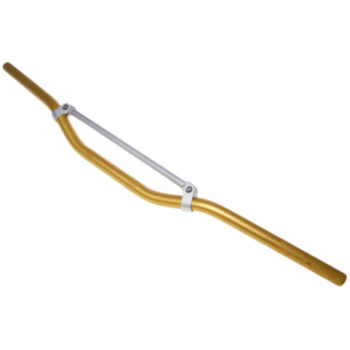 bts-ersatzteile.de :  Lenkstange Aluminium-Motocrosslenker mit Strebe gold 22mm, 810mm - Klappbare Mon 